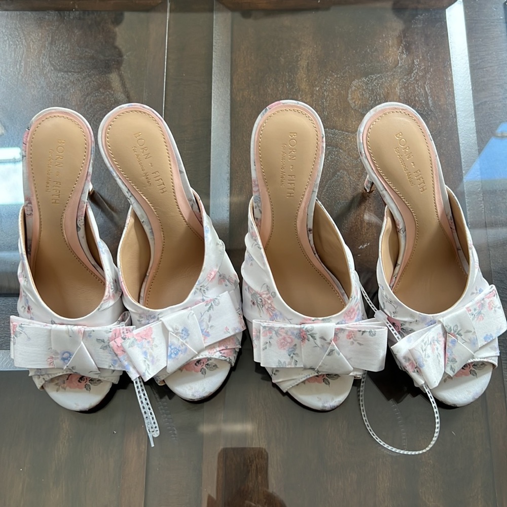 Antonio Melani x Born on Fifth Arden Floral Bow Family Matching Dress Sandals - Picture 3 of 16